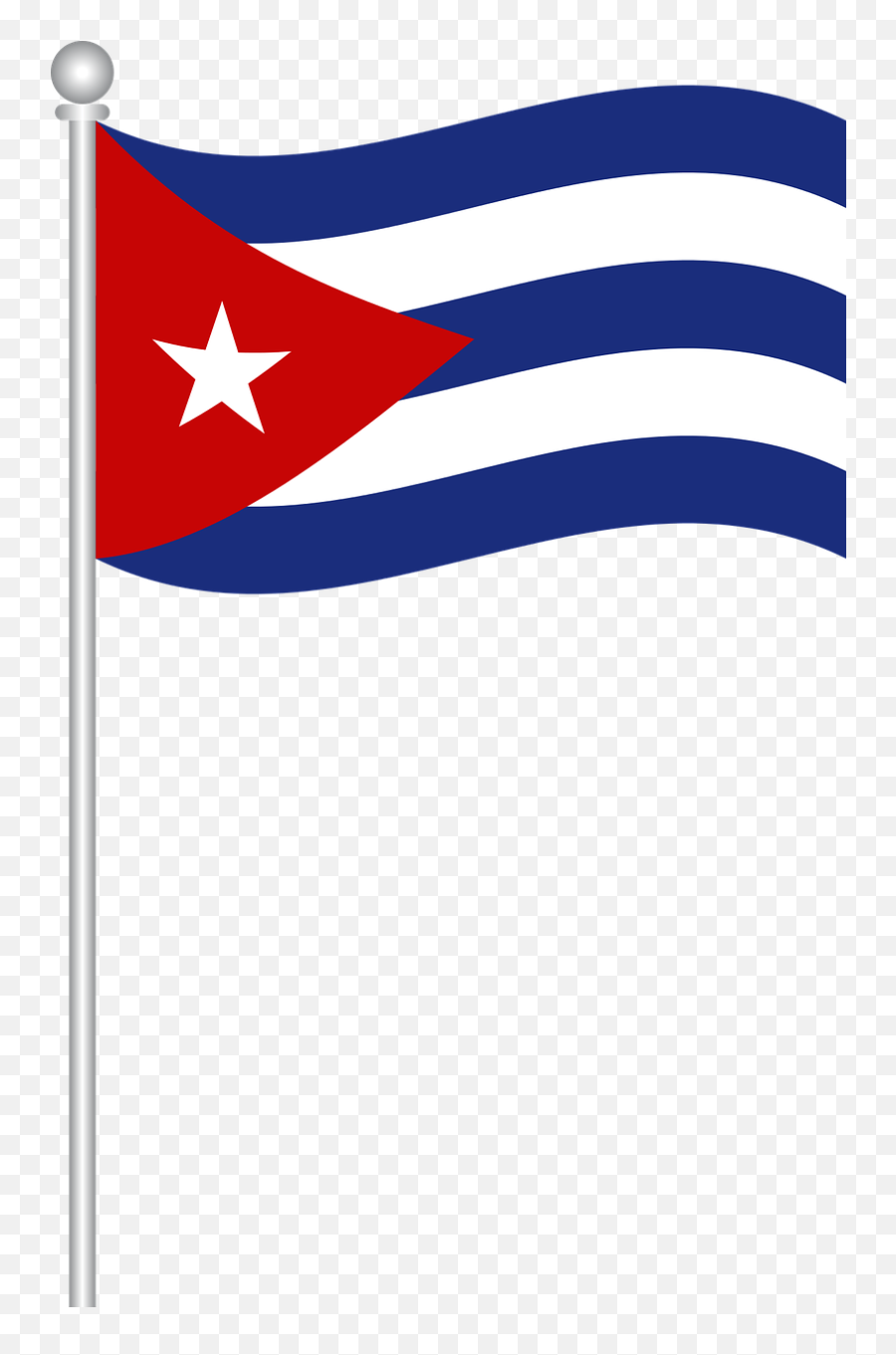 Flag Of Cuba Flag Cuba World Flags Free Vector Graphics - Transparent Cuba Flag Png Emoji,Cuban Flag Emoji