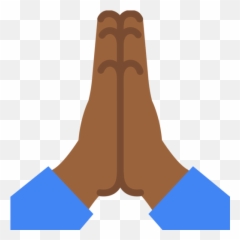 Praying Hands Emoji Prayer High Five Google Hangouts - Google Praying ...