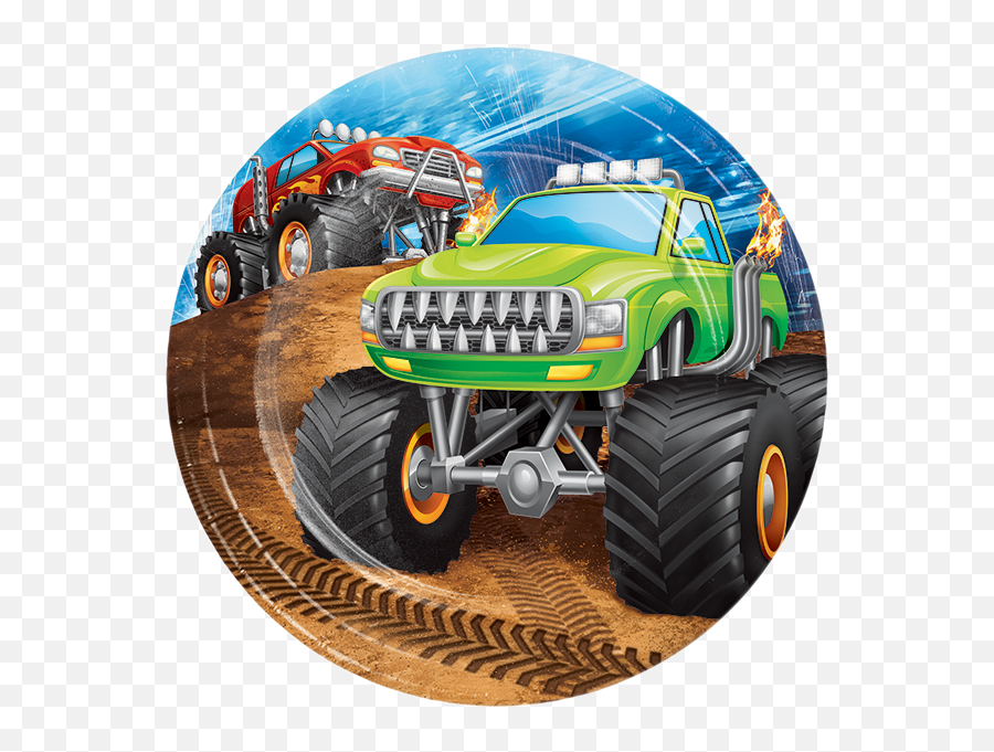 Monster Truck Birthday Party Supplies - Monster Truck Happy Birthday Emoji,Monster Truck Emoji