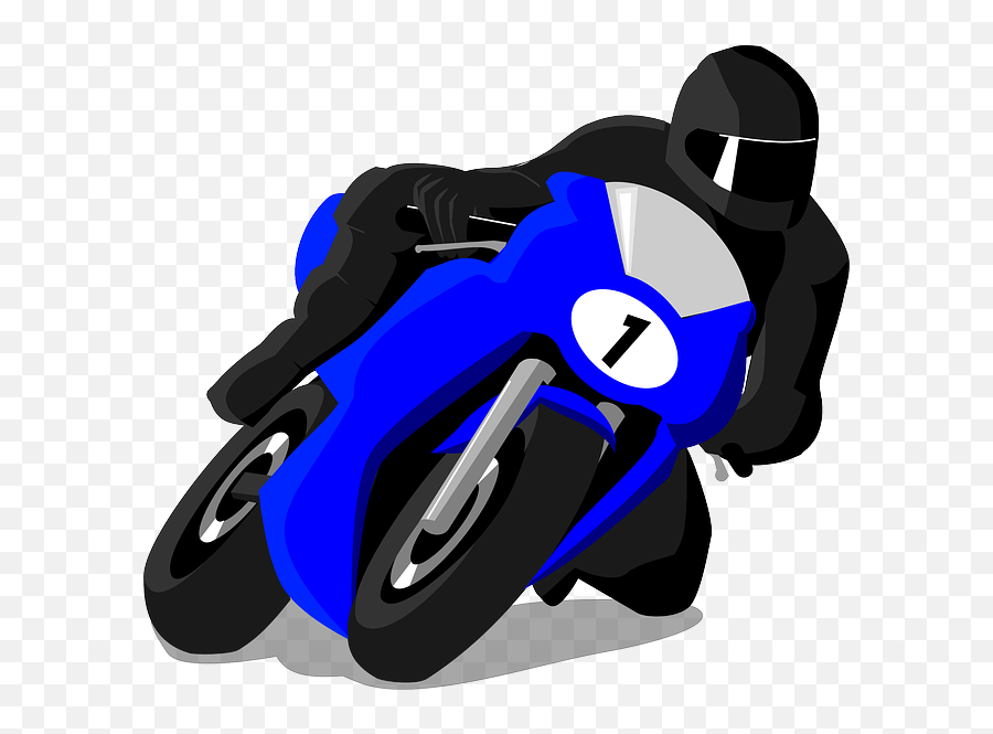 Motorcycle Racing Race Bike - Sports Bike Clipart Emoji,Motorcycle Emoticons For Iphone