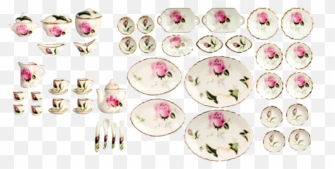 1 Inch Scale Rose Dollhouse Dinner - Earrings Emoji,Fancy Emoticon