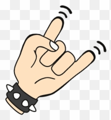 Hand Signs Rocknroll - Clip Art Emoji
