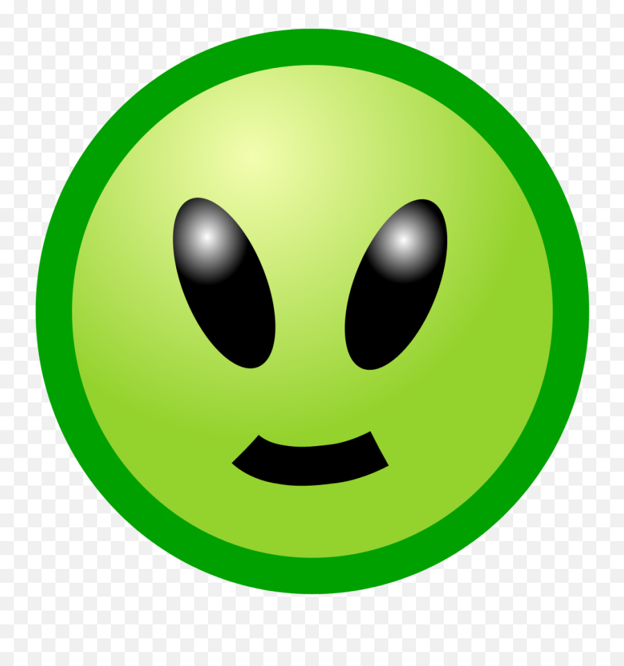 Alien - Smiley Alien Emoji,Emoticon