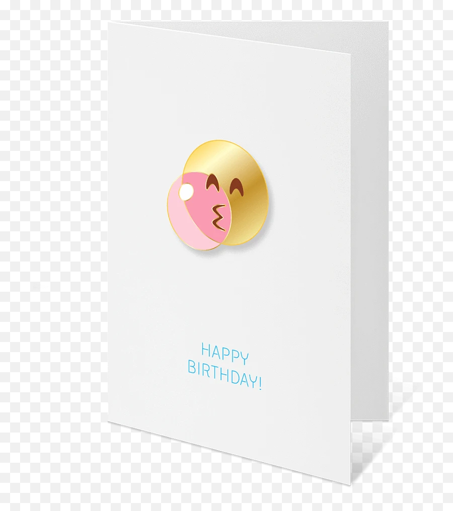 Happy Card - Smiley Emoji,Happy Birthday Emoticon
