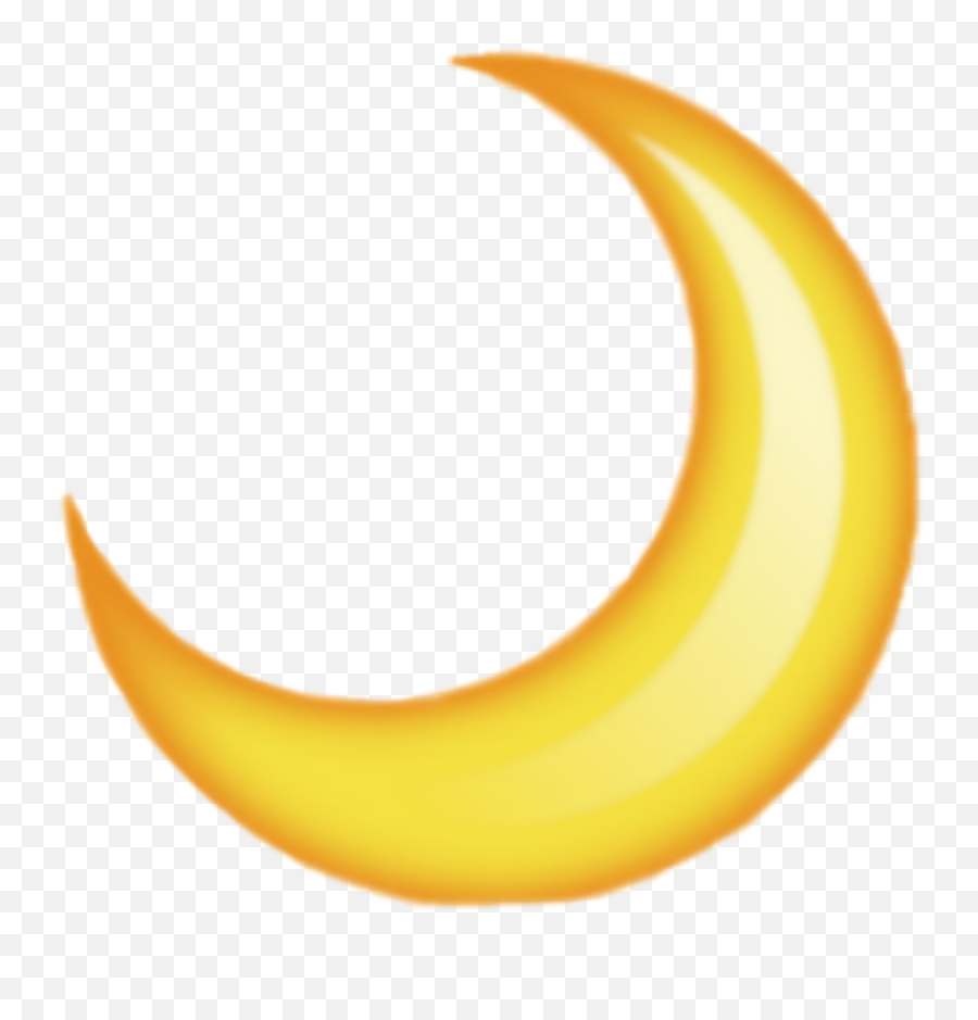 Emoji Iphone Lua Moon - Crescent Moon Emoji Apple,Iphone Logo Emoji