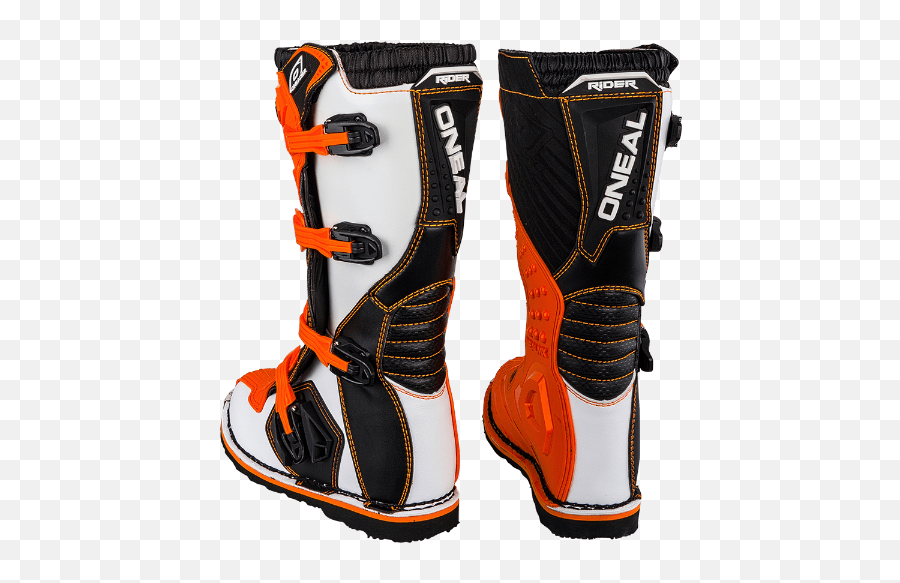 Oneal Rider Eu Motocross Boots Orange - Neal Rider Boots Orange Emoji,Snake And Boot Emoji