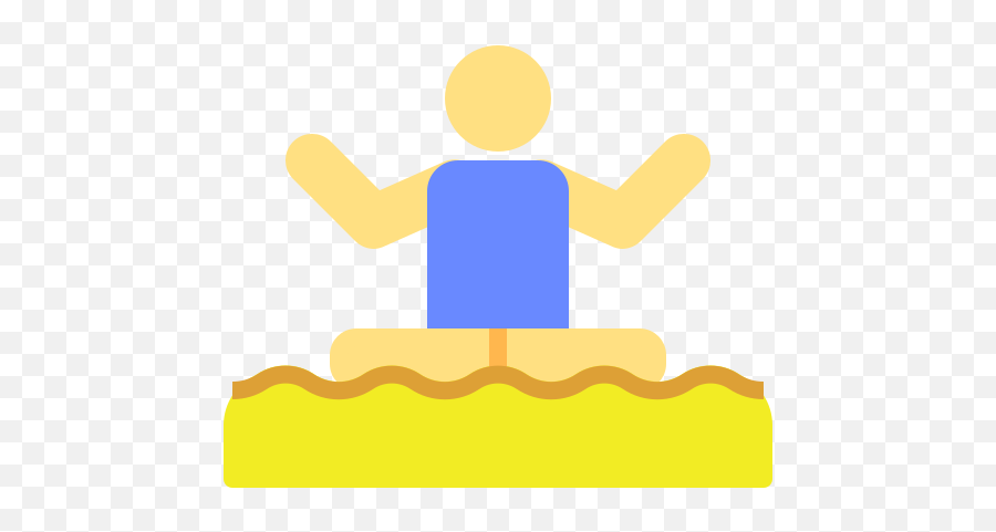 Yoga People Person Free Icon Of - Sitting Emoji,Yoga Emoticons Free