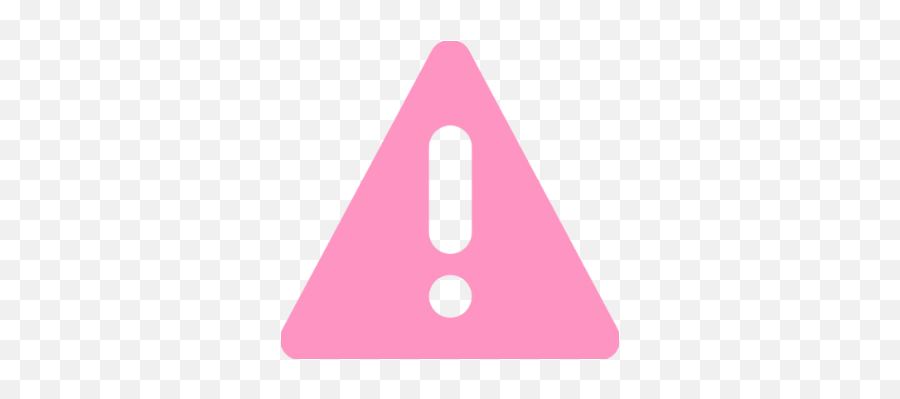 Pink Warning Sign Recolored Kpopedits Moodboards Decor - Font Awesome Error Circle Emoji,Warning Emoji