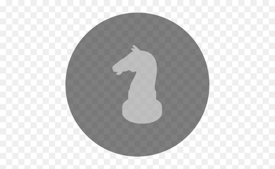 Chess Icon - Horse Icon Png Grey Emoji,Chess Emoji