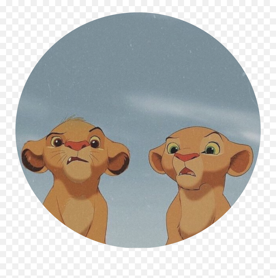 Lionking Pfp Pfpicon Freetoedit - Young Simba And Nala Emoji,Lion King Emoji