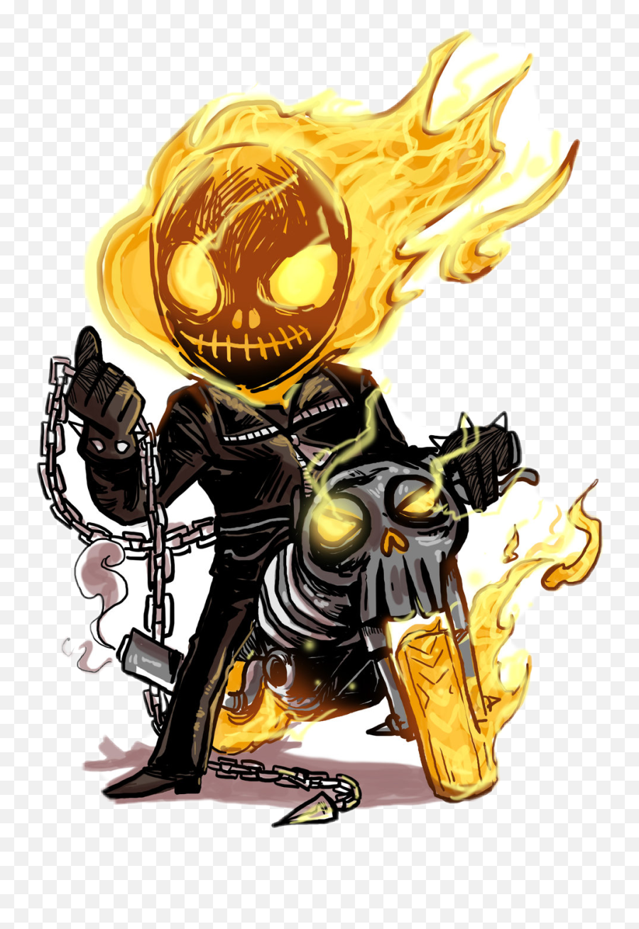 Ghost Rider - Sticker By Ismed Syahrul Ghost Rider Cartoon Emoji,Ghost Rider Emoji