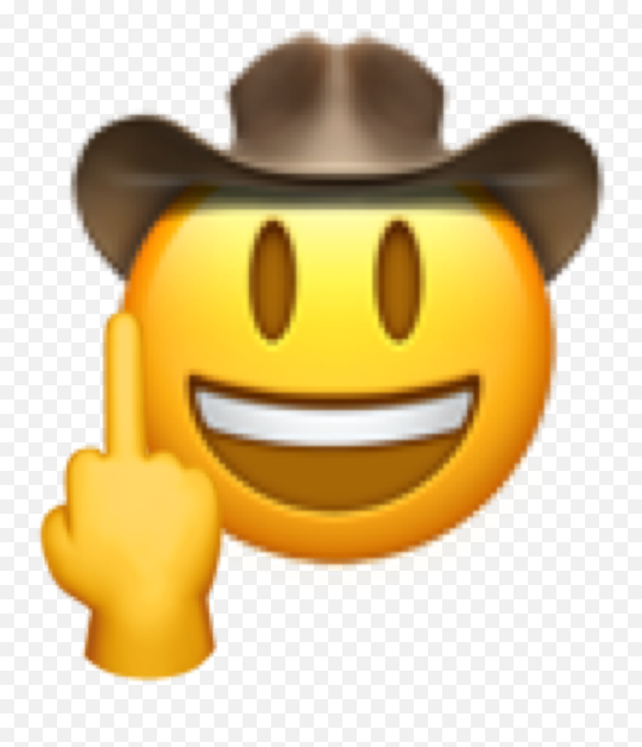 Cowboy Emojiface Emoji Followforfollow Followme Free - Smiley,Emoji Animation Free