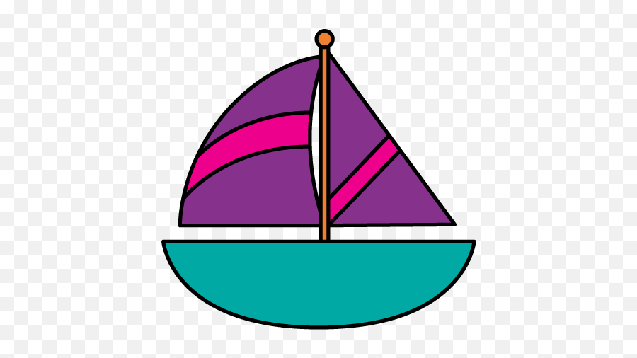 Free Clipart Sailboats Free Download On Clipartmag - Cute Sailboat Clip Art Emoji,Sailing Emoji