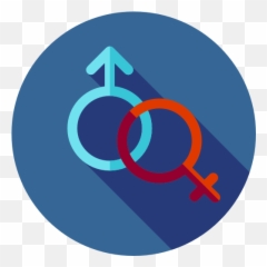 Male Female Icon at GetDrawings Free download - Circle Emoji