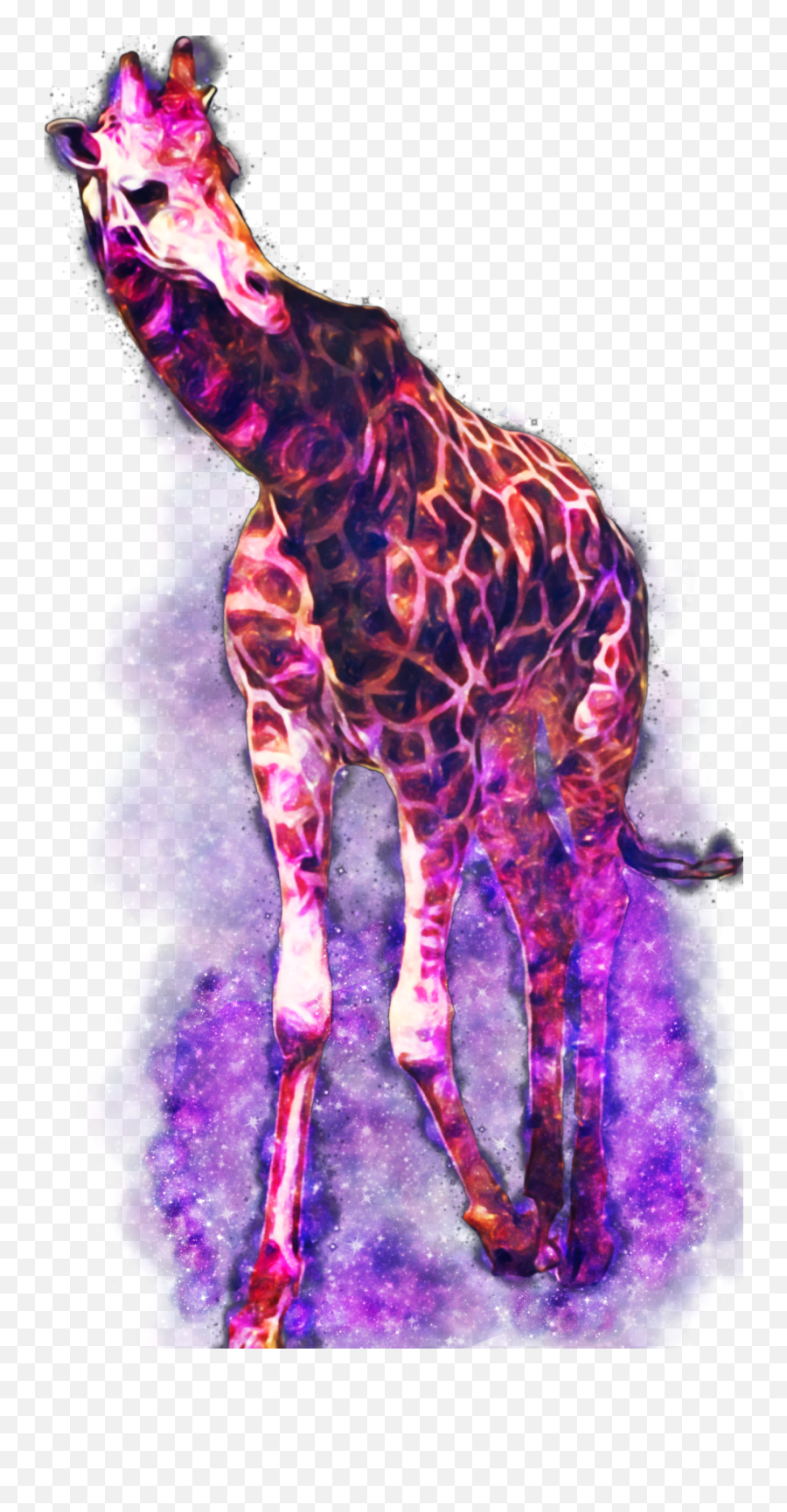 Giraffe Giraffes Space Sticker - Dot Emoji,Giraffe Emoji