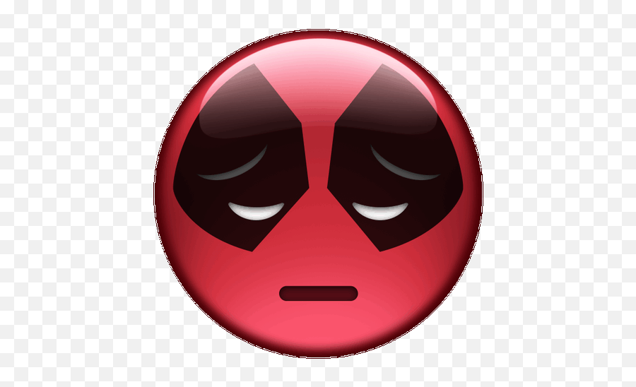 Sad Ryan Reynolds Sticker By Imoji For Ios Android Giphy Sad - Deadpool Emoji Png,Sad Crying Emoji