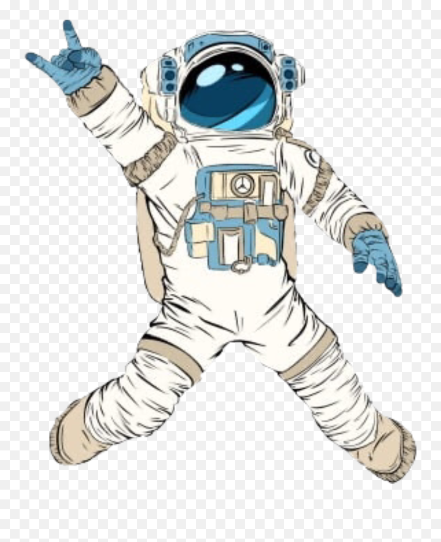 Astronaut Sticker - Rock Astronaut Emoji,Astronaut Emoji