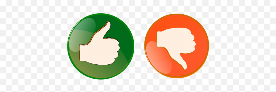 Dislike Emoji Round Red Public Domain Image - Freeimg Pros And Cons Png,Thumb Down Emoji