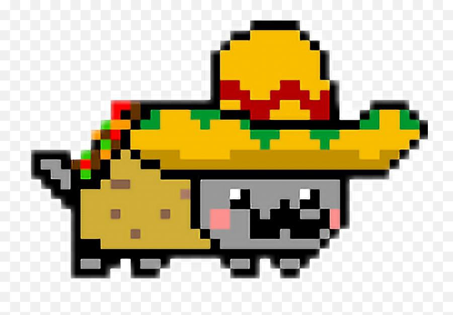 Tacos Mi Primer Sticker De Sticker By Alanu2022dominguez - Tac Nayn Nyan Cat Gif Emoji,Nyan Cat Emoji