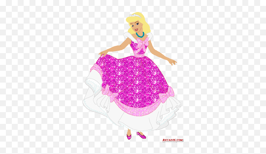 Top Barbie Doll Stickers For Android - Disney Princess Aurora Glitter Gif Emoji,Barbie Emoji