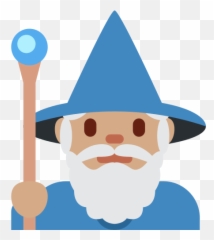 Mage Emoji With Medium Skin Tone - Mago Png Icon