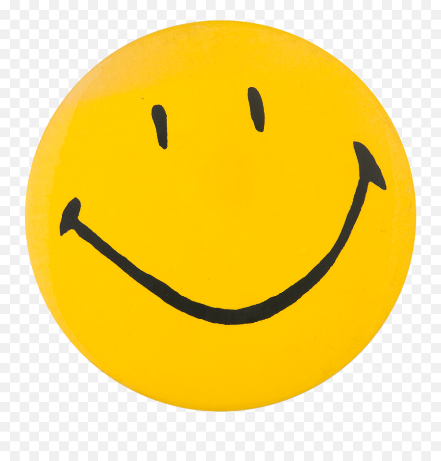 Yellow Smiley 1 Busy Beaver Button Museum - Wide Grin Emoji,1 Emoticon