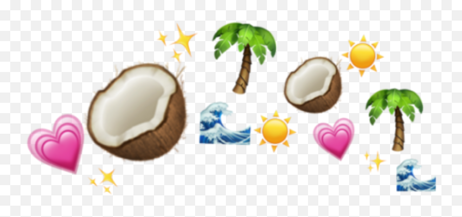 Ring Sunshine Sun Coconut Palmtree Wave - Gelato Emoji,Emoji Ring