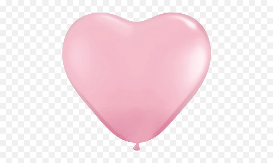 Pink Heart Latex Balloons - Heart Shape Balloon Emoji,Giant Heart Emoji