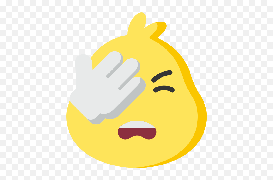 Facepalm - Clip Art Emoji,Face Palm Emoticon