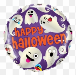 18 Halloween Emoji Ghosts - Balloon