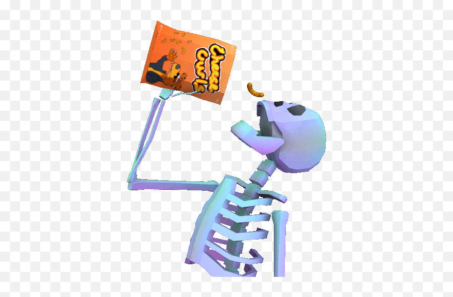 Top Real Life Doodle Stickers For Android Ios - Skeleton Eating Cheez Its Gif Emoji,Lewd Emoji