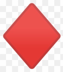 Diamond Suit Icon - Triangle Emoji