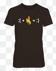 Wyoming Cowboys Fan T - Active Shirt Emoji