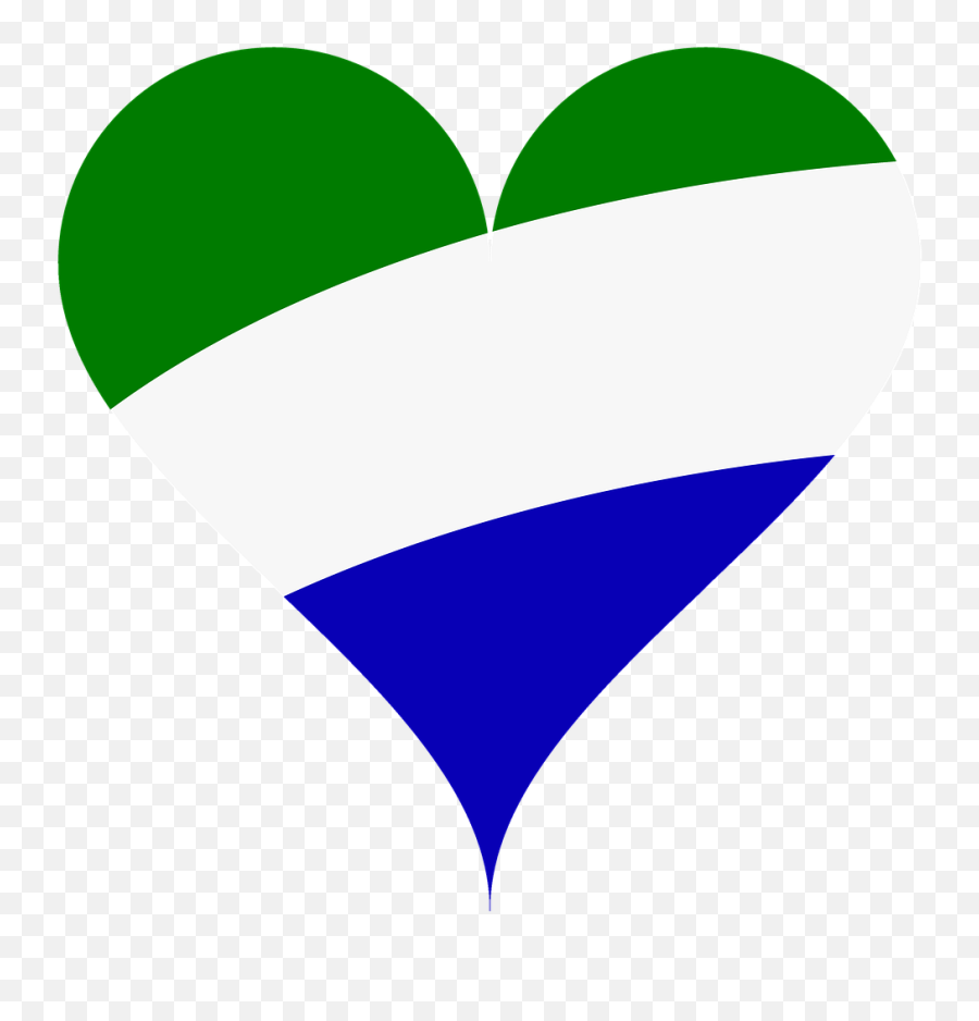 Heart Love Flag Sierra Leone Free - Holland Flag Heart Emoji,Sierra Leone Flag Emoji