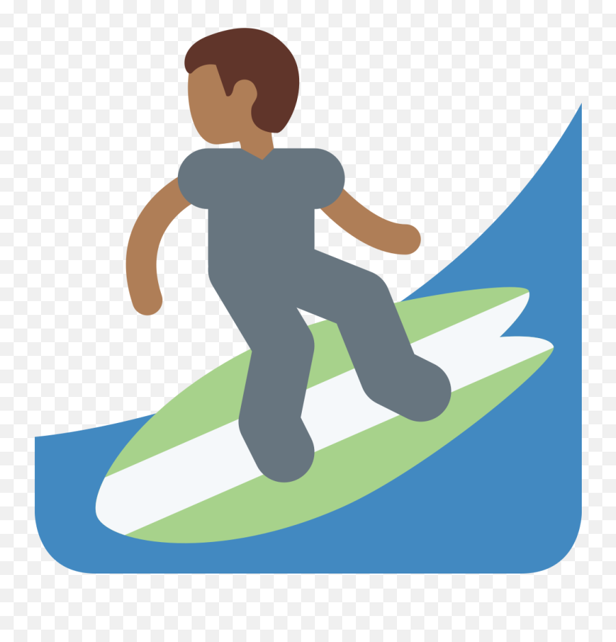Twemoji2 1f3c4 - Surfing Emoji,Trampoline Emoji