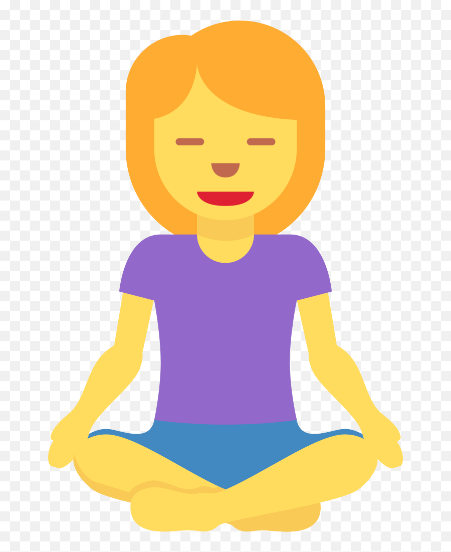 Twemoji12 1f9d8 - Yoga Emoji,Fitness Emoji