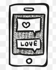 Mobile Drawing Phone Line Picture 2499315 Mobile Drawing - Museu Do Amanhã Emoji,Cell Phone Emoji