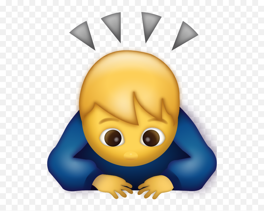 Man Bowing Emoji Download Iphone - Man Bowing Emoji,Bow Emoji