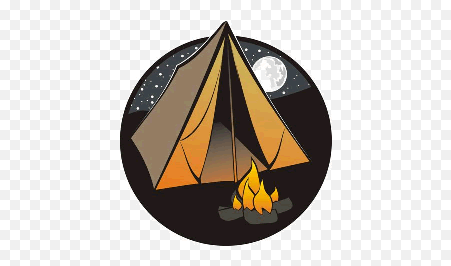 Camp Camping Fire Moon Freetoedit - Camping Tent Clipart Emoji,Camping Emoji