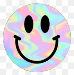 Holographic Tumblr Tornasol Freetoedit - Chinatown Market Smiley Face Emoji,18 Emoji