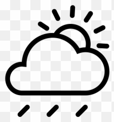 Library of sun cloud rain jpg library stock png files - Sun And Cloud Icon Png Emoji