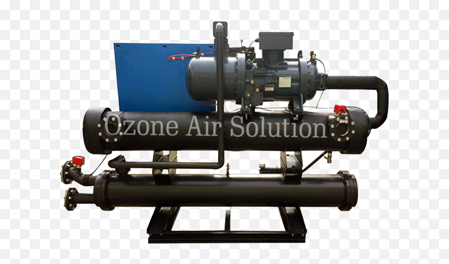 Water Cooled Screw Chillers U2013 Ozone Air Solution - Metal Lathe Emoji,Screw Emoji