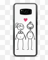 Parents to be - iPhone and Samsung Case Cartoon Emoji