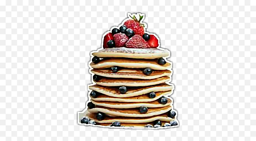 Fruits Crepe Pancake Healthy - Yummy Food Pancakes Emoji,Crepe Emoji