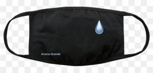Ariana Grande Tear Drop Face Mask - Frank Sinatra Emoji