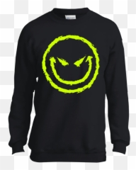Evil Smiley Face Youth LS shirtSweatshirtHoodie u2013 Tee Support - Funny Fencing Shirts Emoji