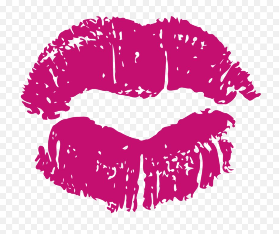 Kiss Mark - Pink Kiss Lips Clipart Transparent Cartoon Transparent Pink Kiss Emoji,Kiss Mark Emoji Png