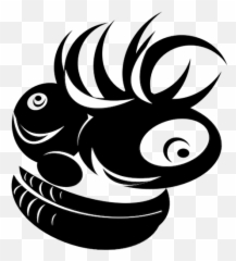 Black Monkey Head Vector Graphics - Gambar Grafis Hitam Putih Emoji,Ghost Emoji