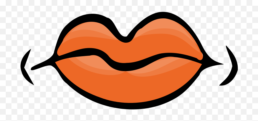 Mouth Lip Smiley - Mouth Clipart For Kids Emoji,Mouth Dripping Emoji