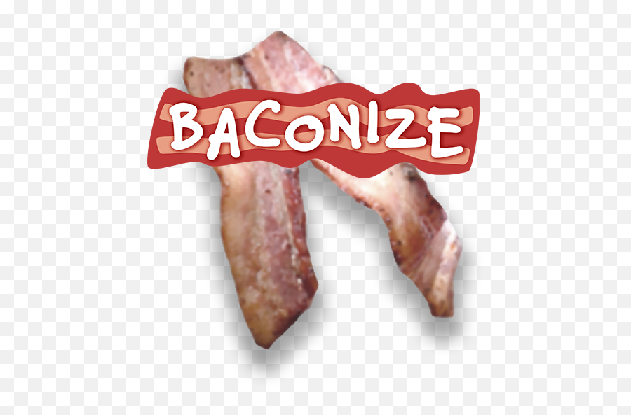 Baconize - Bacon Emoji,Deuces Emoji